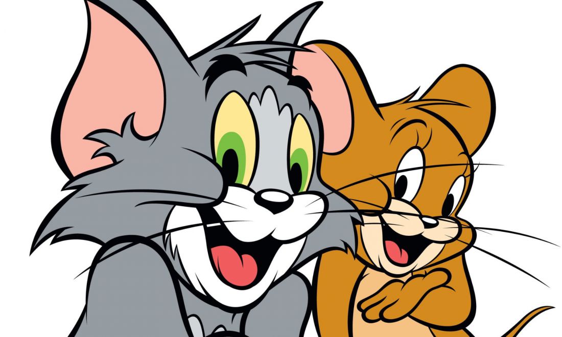 Tom és Jerry fehér háttérrel kreatív gyémánt kirakó készlet