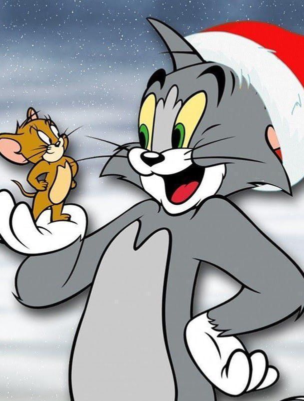 Tom és Jerry mikulásos kreatív gyémánt kirakó készlet